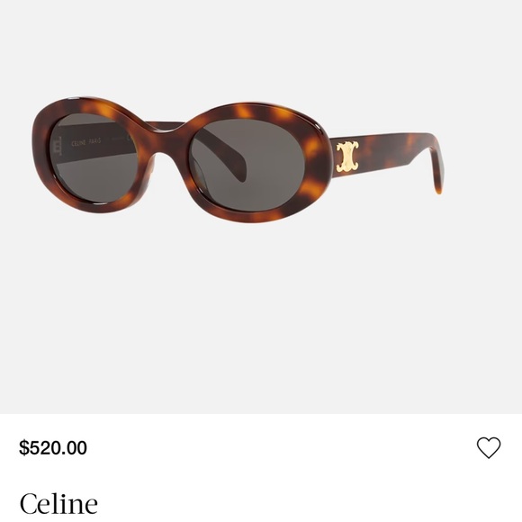 Celine Brown Retro Sunglasses - Picture 1 of 4